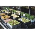 thumbnail image 4 of HUBERT® Food Merchandsing Pans with Tapered Corners Stainless Steel Deli Display Pan - 15" L x 8" W x 1" D, 4 of 7