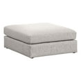 thumbnail image 2 of Meridian Furniture Beckham Beige Durable Linen Textured Fabric Ottoman, 2 of 7