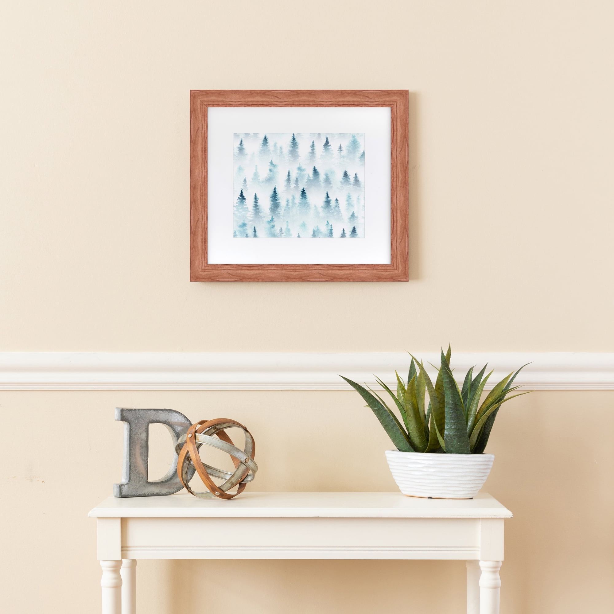 ArtToFrames 30" x 40" Walnut Picture Frame, 30x40 inch Brown MDF Poster Frame (WOM-4086),  Pack