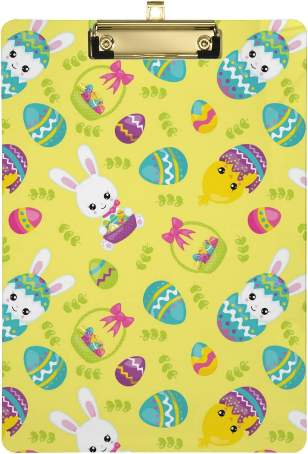 ZHANZZK Easter Rabbit Eggs Bunny Clipboard Hardboard Wood Nursing Clip