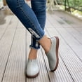 thumbnail image 3 of Vedolay Women Cute Casual Shoes Ladies Slip-On Platform Loafers Casual Comfortable Fashion Shoes,White 7, 3 of 5