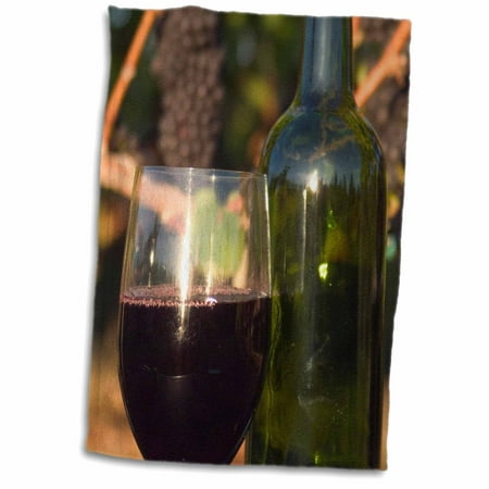 3dRose Pinot Noir wine, Sherwood area, Oregon - US38 JMI0804 - Janis Miglavs - Towel, 15 by