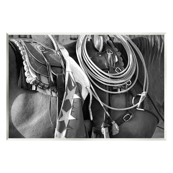 Stupell Industries Equestrian Saddle Photography Animals & Insects Photography Unframed Art Print Wall Art, 15 x 10