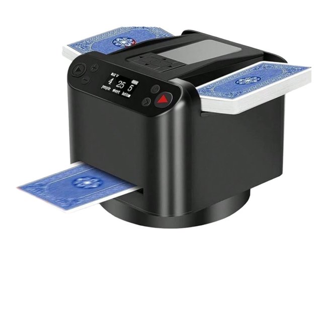360°Rotating Poker Automatic Card Shuffler Dealer for Home Party ,Easy to Operate