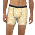 thumbnail image 2 of Men'S Boxer Briefs, Cartoon Cute Duck Daisy Soft And Breathable Mens Underwear Boxer Briefs With Widen Waist, 2 of 2