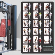 Multifunctional Home Gym 138lb Weight Stack Machine with Pulley System, Arm Press Frame, Leg Developer, Power Tower and Stepper, Dual Station Workout System for Total Body Training