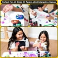 thumbnail image 4 of Joyfy 12pcs Washable Kids Tempera Paint Set,2 Oz Finger Paints For Kids, Liquid Poster Paint With 6 Brushes, 2 Palette & 1 Paint Brush Clean Bucket, 4 of 9