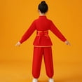 thumbnail image 6 of Cute Baby Boy Outfits Boys Girls Chinese Suit Training Uniformss Traditional Arts Wing Chun Outfits Toddler Summer Clothes Boy Red 13 Years-14 Years, 6 of 6