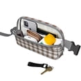 thumbnail image 4 of Green and Red Christmas Plaid Pattern Cute Fanny Packs for Women,Travel Waterproof Crossbody Fanny Bags Waist Purse for Women Anti Theft Adjustable Strap for Running Travel Cycling, 4 of 6