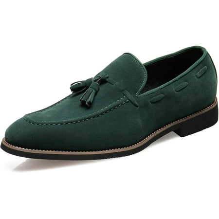 Men s Classic Tassel Loafers Moccasins Slip-ons Wedding Prom Formal Dress Casual Shoes for Men