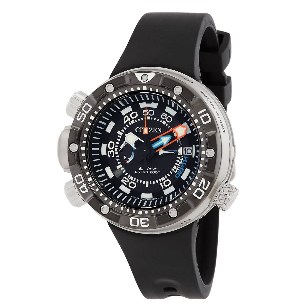 CITIZEN Men's Watch, Turquoise Dial, Stainless Steel Case
