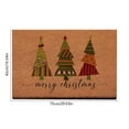 thumbnail image 5 of Bzdzmqm under $5 4Pcs Christmas Doormat, Christmas Themed Decorative Floor Mat, Stain Resistant Bathroom Kitchen Rug, Sturdy Easy to Clean Door Mat, Festive Holiday Home Decor, 5 of 9