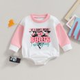thumbnail image 2 of Okbabeha Infant Baby Boy Girl Clothing Fall Long Sleeve Sweatshirt Romper Bodysuit Cow Print Onesie Outfit Western Clothes, 2 of 7