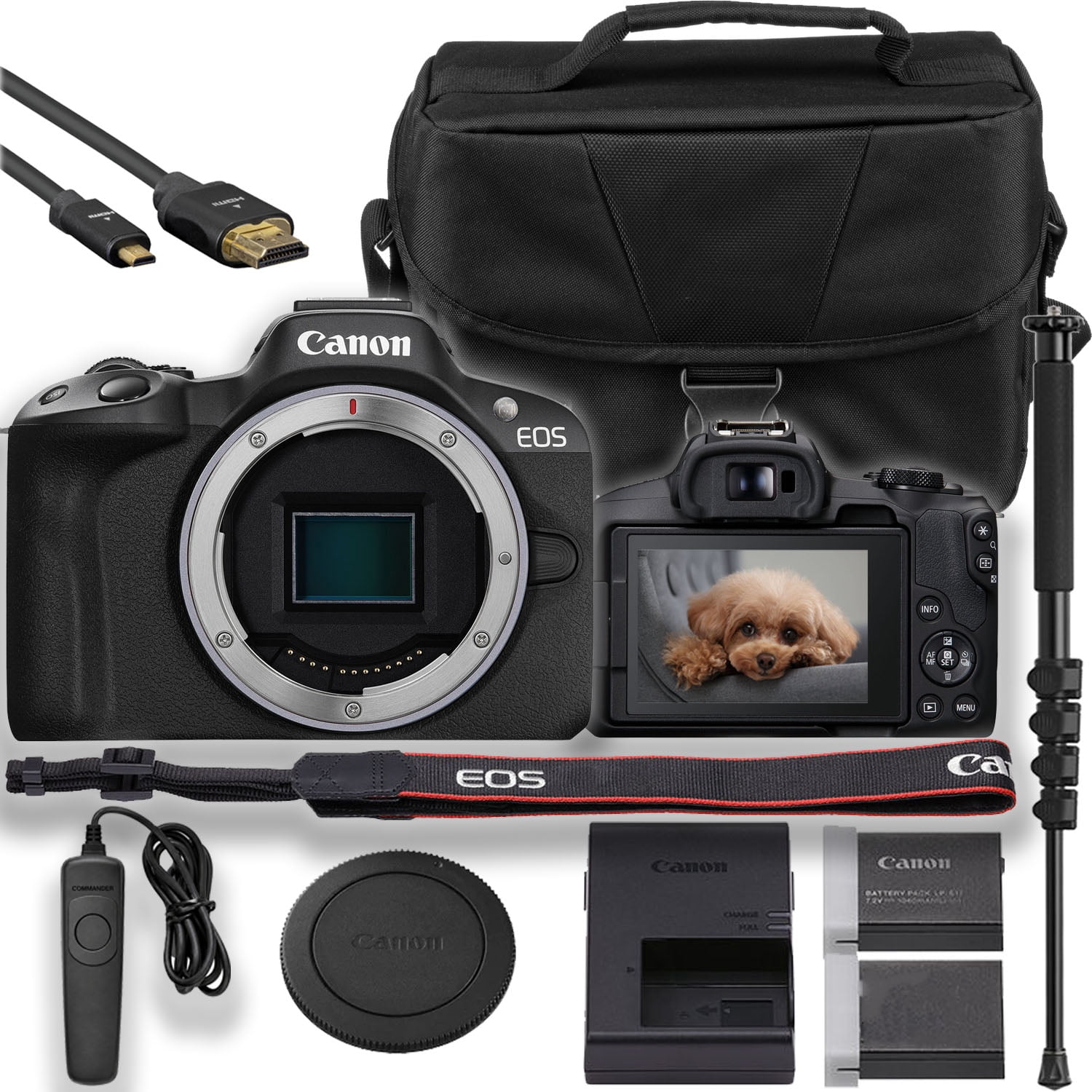 Canon EOS RP Full-Frame Mirrorless Camera Body + EF Adapter + 32GB