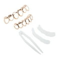 thumbnail image 3 of Unique Bargains 1 Set Fake Grills Hip Hop Teeth Grillz Rose Gold Tone, 3 of 6