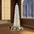 thumbnail image 2 of Holiday Time 7FT Pre-lit White Pencil Christmas Tree, 2 of 10