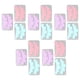 thumbnail image 4 of 15 pares de almohadillas de silicona reutilizables con forma de nube para extensiones de pestañas debajo de los ojos, color rosa, azul y morado., 4 of 14