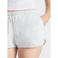 thumbnail image 4 of No Boundaries Fleece Dolphin Shorts, 2" Inseam, Women’s XXS-XXL, 4 of 5