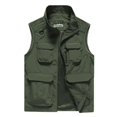 thumbnail image 3 of Birdeem Mens Work Clothes Jacket Solid Color Stand Collar Multiple Pockets Outdoor Sports Photography Leisure Coat, 3 of 8