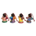 thumbnail image 2 of NOVICA Ceramic ornaments, 'Angels of the Flowers' (set of 4), 2 of 6