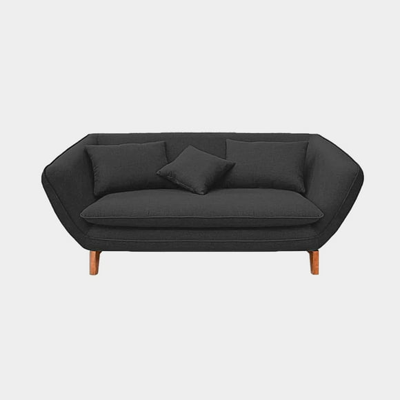 Love Seat Gandhi Curri Black - DC Inlab Muebles Modelo D