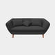 thumbnail image 1 of Love Seat Gandhi Curri Black - DC Inlab Muebles Modelo D, 1 of 2