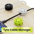 thumbnail image 3 of Cable Winder Organizers Charging Cord Organizers Headphone Cable Holder Cord Keeper for USB Cable Headset Cord Mouse Wire, 3 of 15