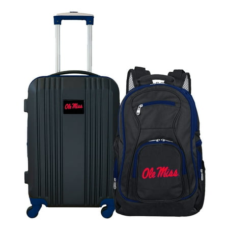 NCAA Mississippi Ole Miss 2-Piece Luggage and Backpack Set