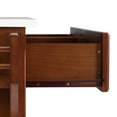 thumbnail image 5 of Crosley Cambridge White Stone Top Full Size Kitchen Island/Cart-Finish:Mahogany, 5 of 15