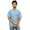 Sky Blue, variant on Atasi Men's Casual Short Kurta Indian Tunic V-Neck Cotton Top-Small