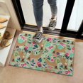 thumbnail image 2 of Boxer Dog and Flower Florals Door Rugs,Washable Non Slip Door Mats Indoor,Decorative Door Mats,Entry Mat Indoor for Entrance,Bedroom,Kitchen,Bathroom,16"x24", 2 of 6
