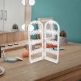 thumbnail image 2 of Miangastore Jewelry Organizer Jewelry Stand Foldable Screen Earring Organizer Earring Holder Earring Stand Jewelry Holder 2-door Earring Holder Stand Earring Organizer Stand, 2 of 9