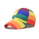 thumbnail image 1 of Gorra de béisbol Rainbow Stripe Trucker Cotton para adulto, 1 of 4