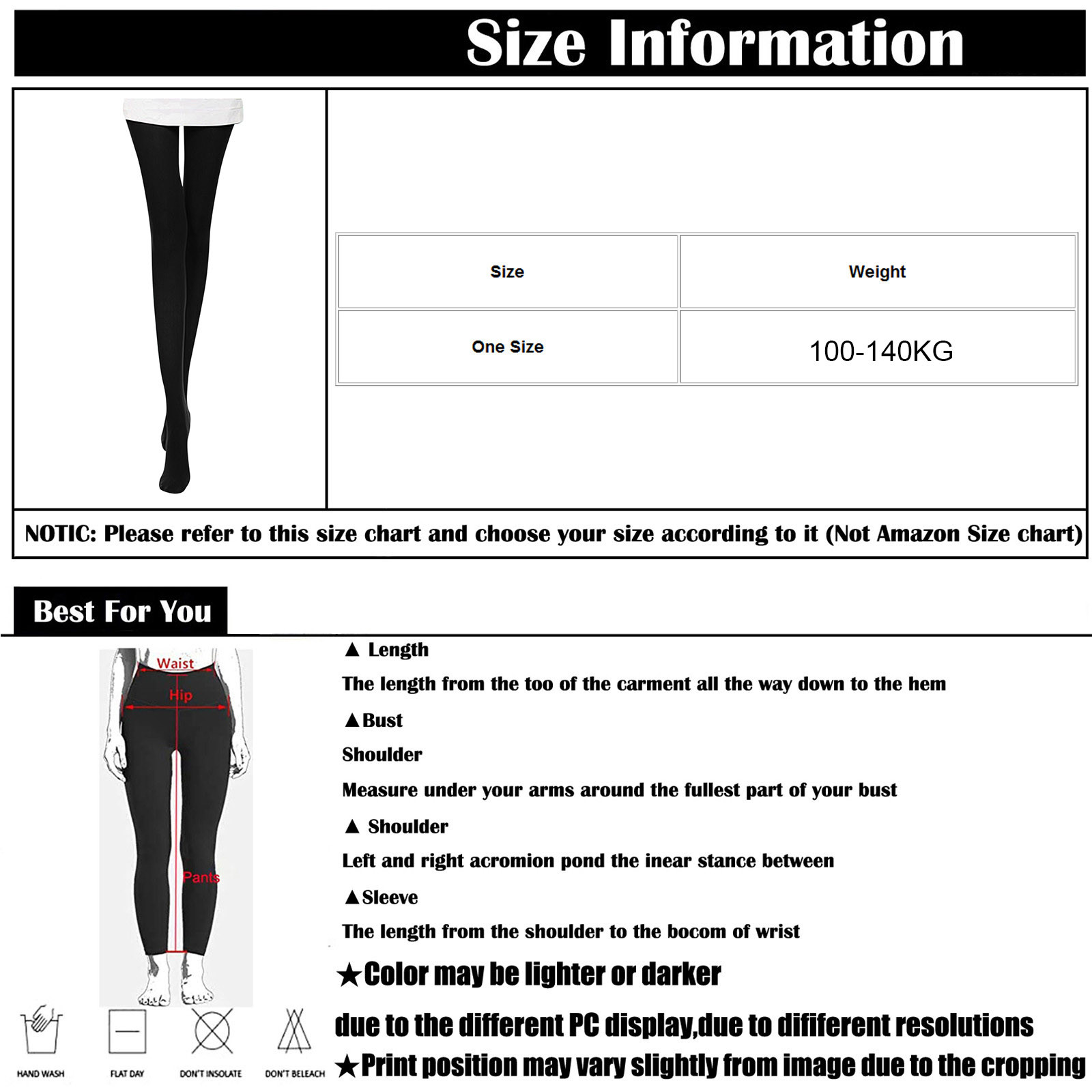Dndkilg Plus Size Workout Leggings Full Length High Waisted Thermal ...