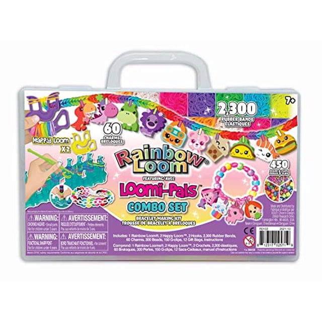 Combo Rainbow Loom con amuletos Loomi-Pals