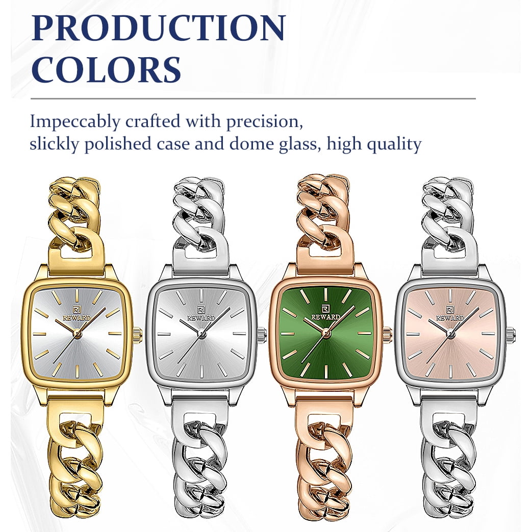Watches Women with Date Silver Stainless Steel Luxury Ladies Watches with Small Writs Diamond for Women Waterproof Elegant Dress Quartz Analog Women's Wrist Watches Reloj de Mujer