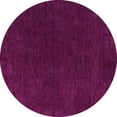 thumbnail image 1 of Ahgly Company Indoor Round Abstract Purple Modern Area Rugs, 5' Round, 1 of 4