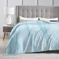 thumbnail image 4 of Kll Fleece Blanket Plush Throw Blanket Blue Marble,Soft Fuzzy Cozy Flannel Blanket For Couch Sofa Bed.(50"X40"), 4 of 9