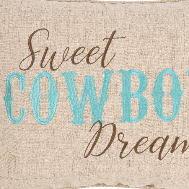 Rustic brown beige teal western country cowboy fashion Throw Pillow for  Sale by lfang77