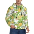 thumbnail image 2 of Goofa Gnome and Pineapple for Men's Hooded Sweatshirt - Lightweight Pullover Hoodie with Kangaroo Pocket, Perfect for Everyday Wear-4X-Large, 2 of 7