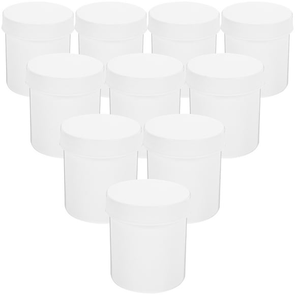 Miangastore 10pcs Pill Bottle Pill Container Capsule Carrying Box 100ml Refillable Pill Bottle