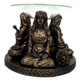 thumbnail image 4 of Wicca Triple Goddess Maiden Mother Crone Votive Holder Aroma Oil Warmer Figurine, 4 of 9