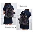thumbnail image 4 of FORMRS Women's Travel Backpack Purse Anti-Theft Hidden Pockets Casual Shoulder Bag, Gothic Floral Print, 4 of 7