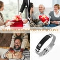 thumbnail image 3 of Vagzen Stainless steel Medical Alert ID Bracelet for Men, Engraving Diabetic Type 1, 3 of 5