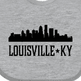 thumbnail image 4 of Inktastic Louisville Kentucky Skyline Cities Boys or Girls Baby Bib, 4 of 4