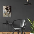 thumbnail image 6 of Epic Art 'A Little Blue Hope' by Loui Jover, Acrylic Glass Wall Art, 16"x24", 6 of 8