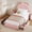 Pink, variant on Twin Upholstered Bed Frame w/2 Storage Drawers & LED Lights, Velvet Upholstered Bed w/Rainbow Headboard, Princess Platform Bed Wood Slats Support, No Box Spring Needed