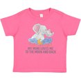 thumbnail image 3 of Inktastic My Mimi Loves Me to the Moon and Back Elephants in Clouds Boys or Girls Baby T-Shirt, 3 of 5