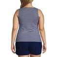 thumbnail image 2 of Lands' End Women's Plus Size Mastectomy High Neck UPF 50 Modest Tankini Swimsuit Top, 2 of 3