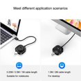 thumbnail image 4 of VONKY Concentrateur USB Répartiteur USB 3.0 Multiples Expanseurs de Concentrateurs USB Concentrateur 4 Ports pour PC Portable Noir, 4 of 6